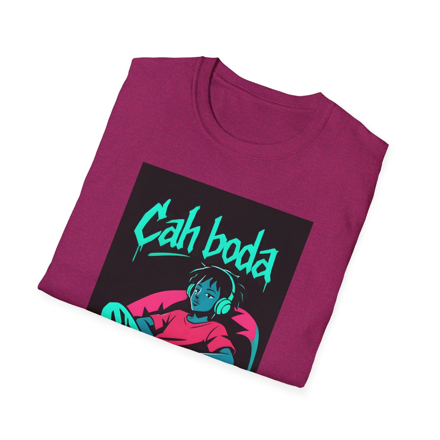 Cah Boda - Chill Vibes Graphic T-Shirt - Unisex Softstyle Tee, Cool Streetwear, Gift for Dad, Chill Out Merchandise, Summer Casual Wear