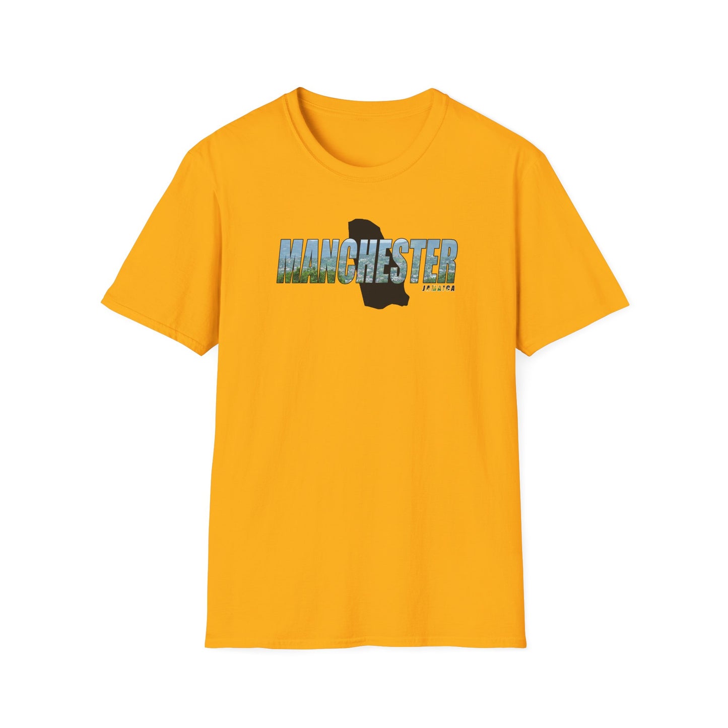 Manchester Graphic Unisex Softstyle T-Shirt - Casual Comfort for Travel Lovers