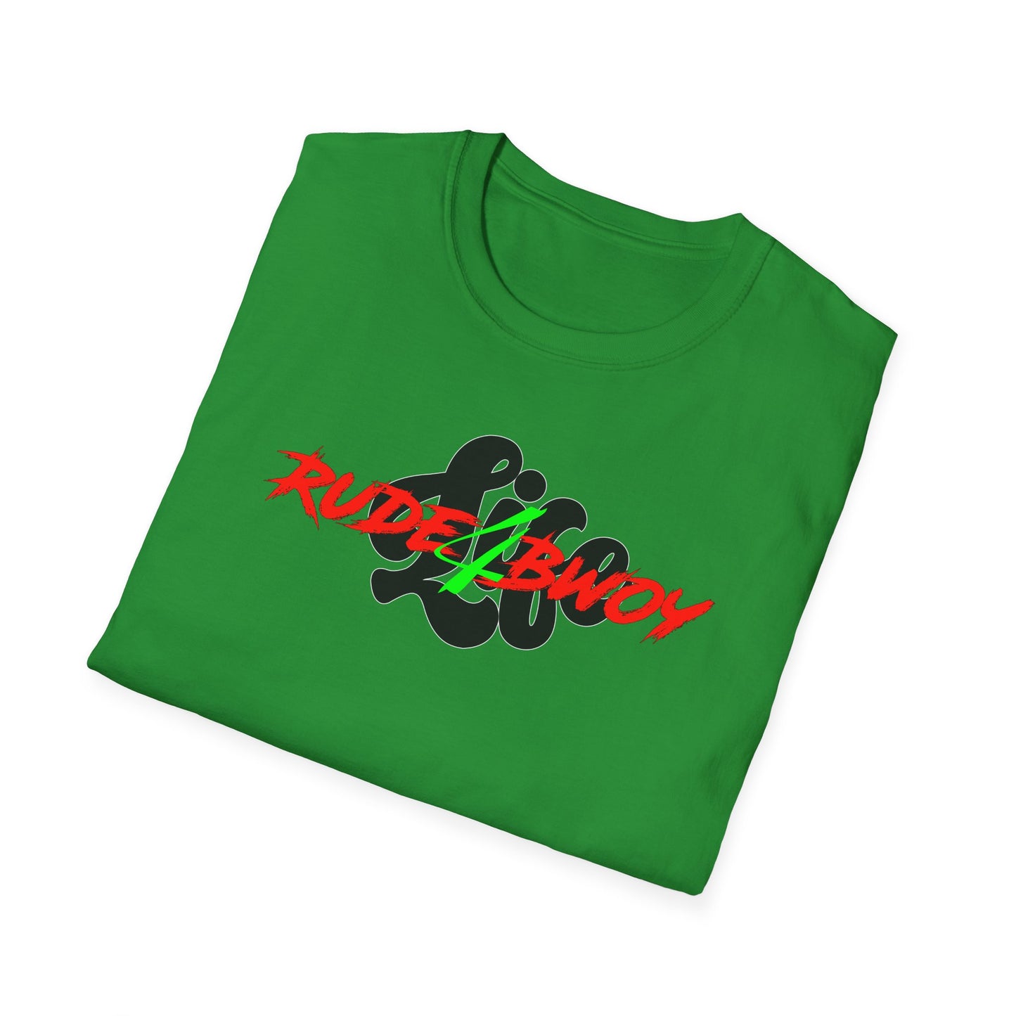 Rude Bwoy 4 Life Unisex Softstyle T-Shirt - Graphic Tee for Trendsetters