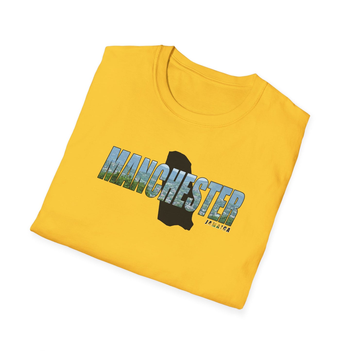 Manchester Graphic Unisex Softstyle T-Shirt - Casual Comfort for Travel Lovers