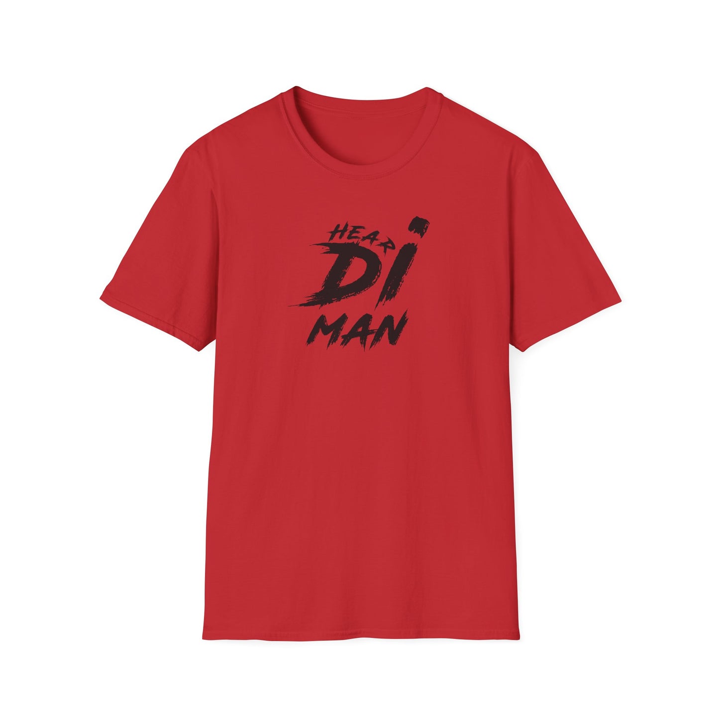 'Hear Di Man' Graphic Tee for Casual Flair - Unisex Softstyle T-Shirt - Bold