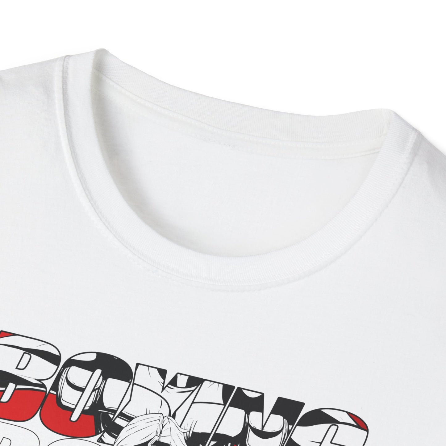 Boxing Female Graphic Vibes Unisex Softstyle T-Shirt - Perfect for Sports Enthusiasts