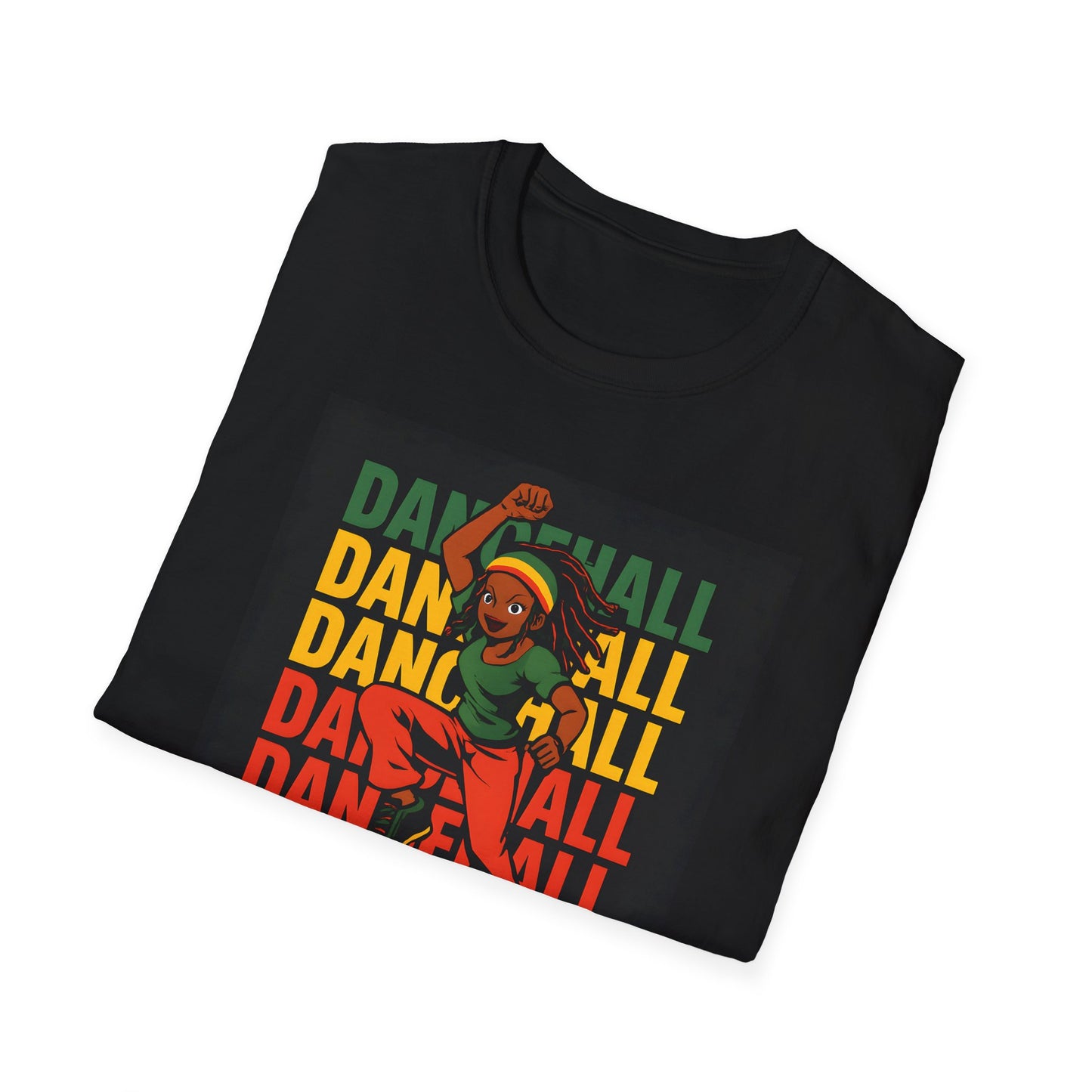 DanceHall Unisex Softstyle T-Shirt, Reggae Vibe Tee, Music Festival Top, Party Apparel, Gift for Music Lovers, Casual Wear