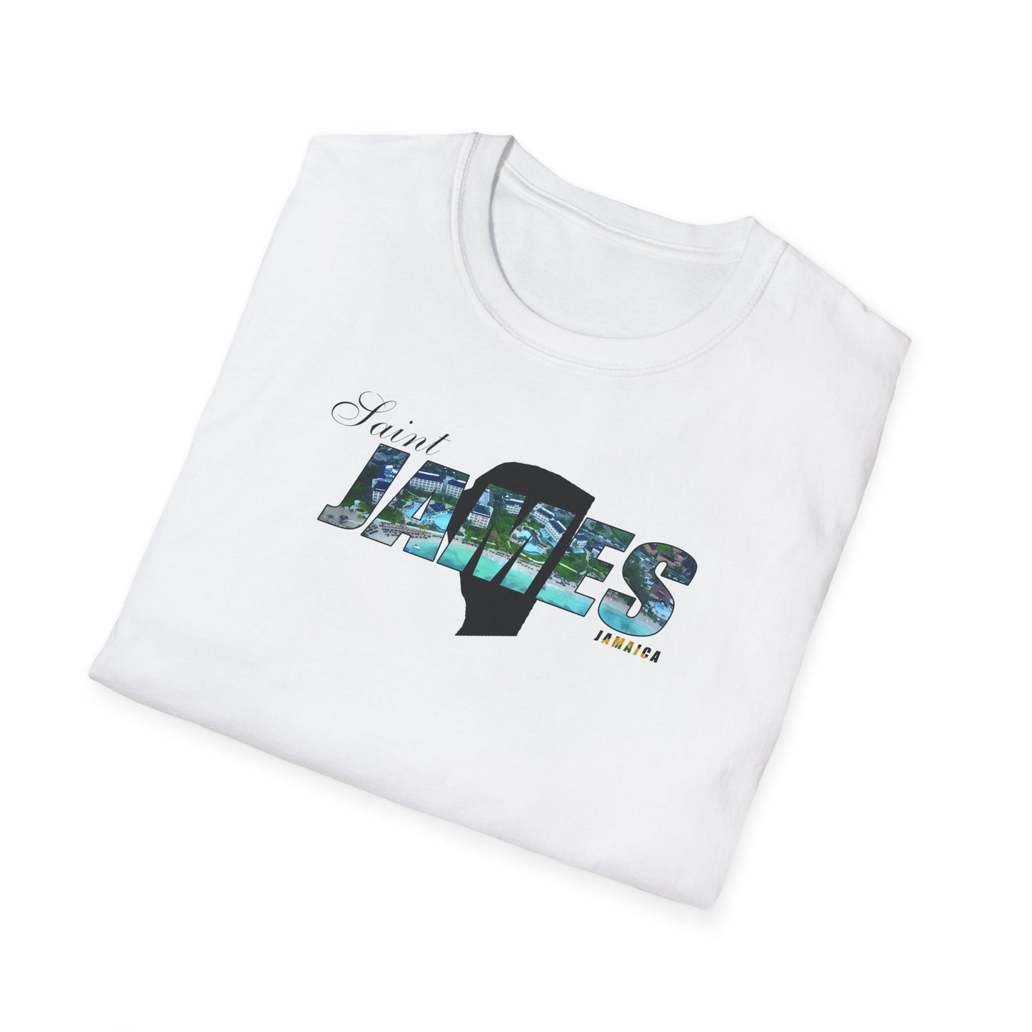 Saint James Unisex Softstyle T-Shirt – Comfortable Beachwear for Vacation Vibes