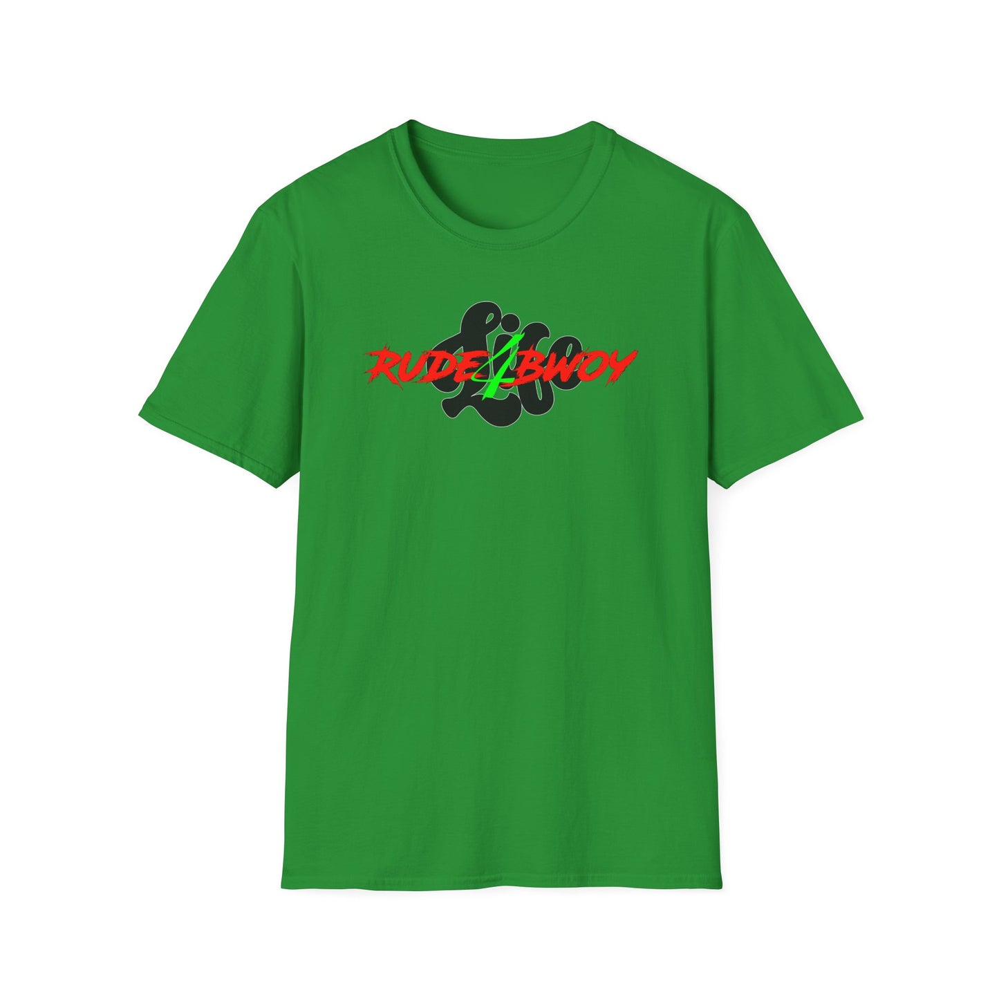 Rude Bwoy 4 Life Unisex Softstyle T-Shirt - Graphic Tee for Trendsetters