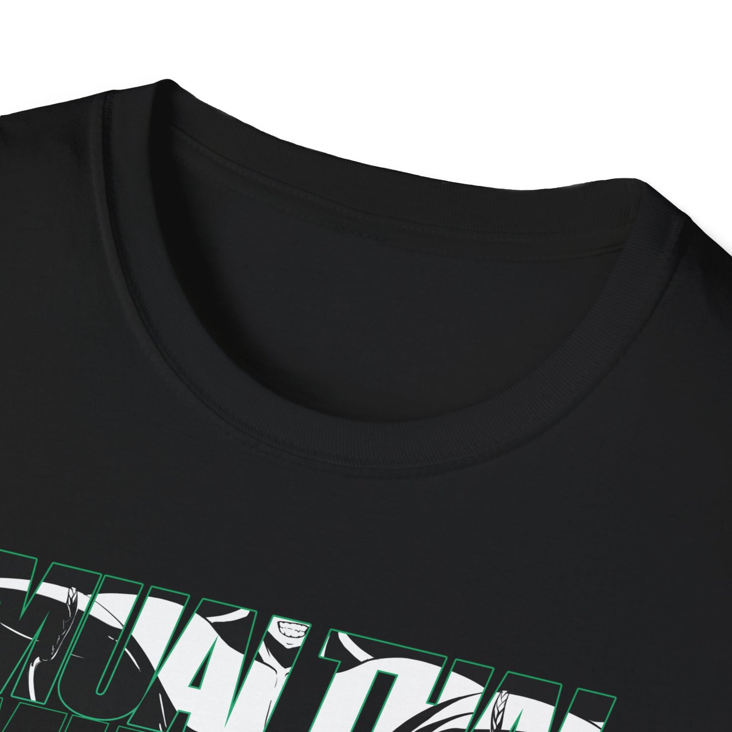Muay Thai Male Graphics Unisex Softstyle T-Shirt