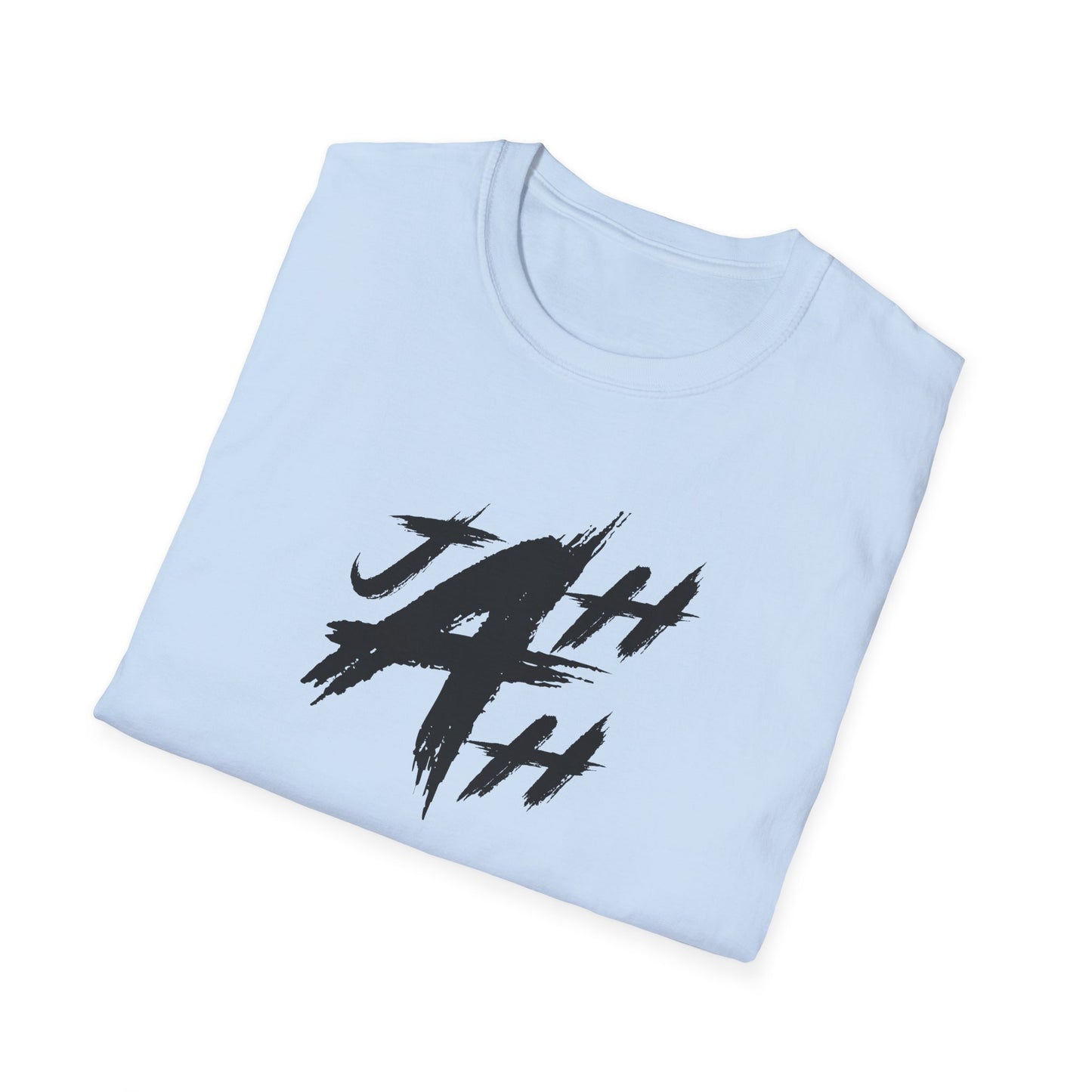 'JAH JAH' Unisex Softstyle T-Shirt - Inspirational Graphic Tee for Everyday Casual Wear