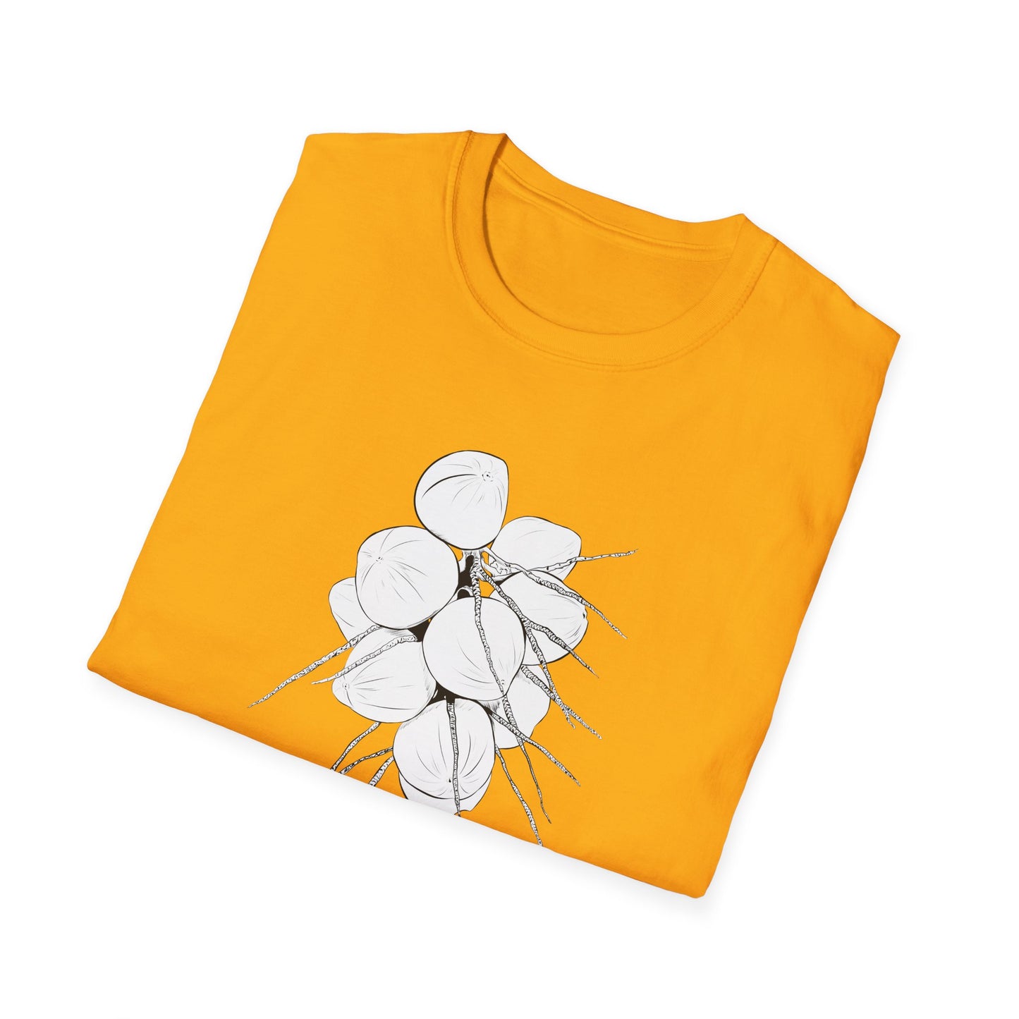 Coconuts Illustration Unisex Softstyle T-Shirt
