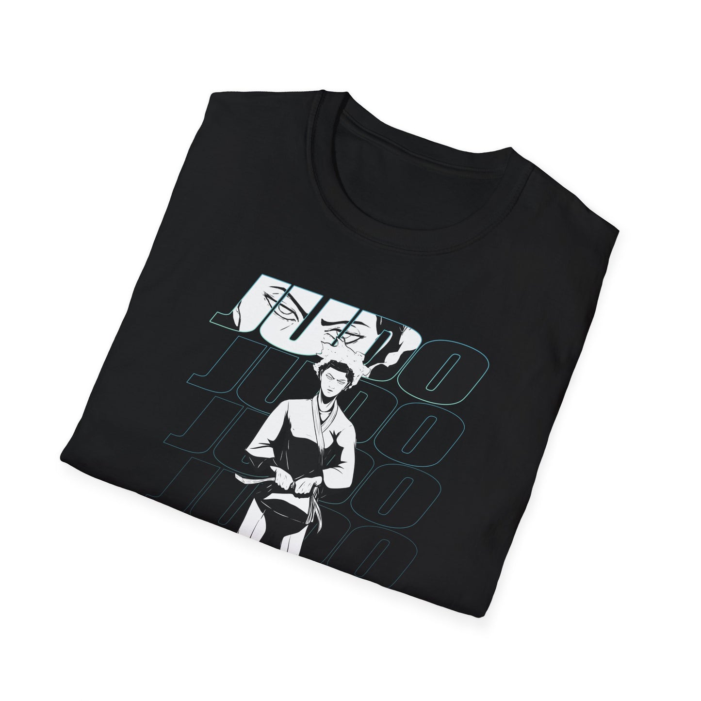 Judo Female Graphic - Unisex Softstyle T-Shirt – Perfect for Anime Fans