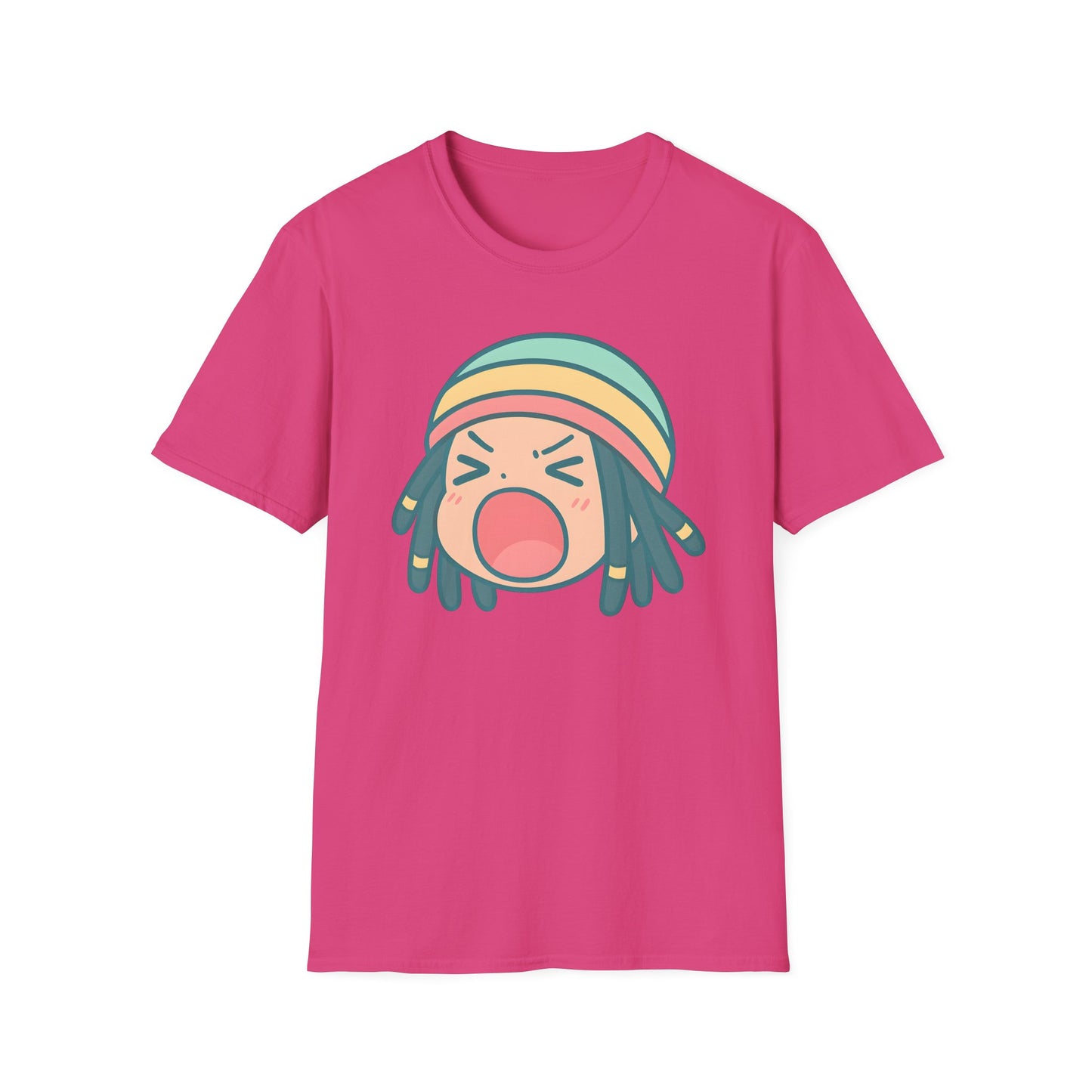 Rasta Chibi - Vibrant Expressive T-Shirt, Fun Graphic Tee, Casual Unisex Shirt, Gift for Music Lovers, Everyday Wear, Summer Style