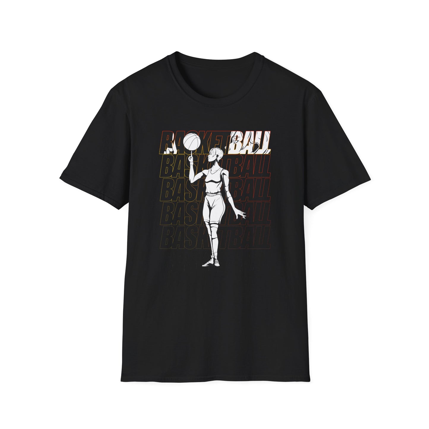 Basketball Female Vibes Unisex Softstyle T-Shirt - Sporty Graphic Tee