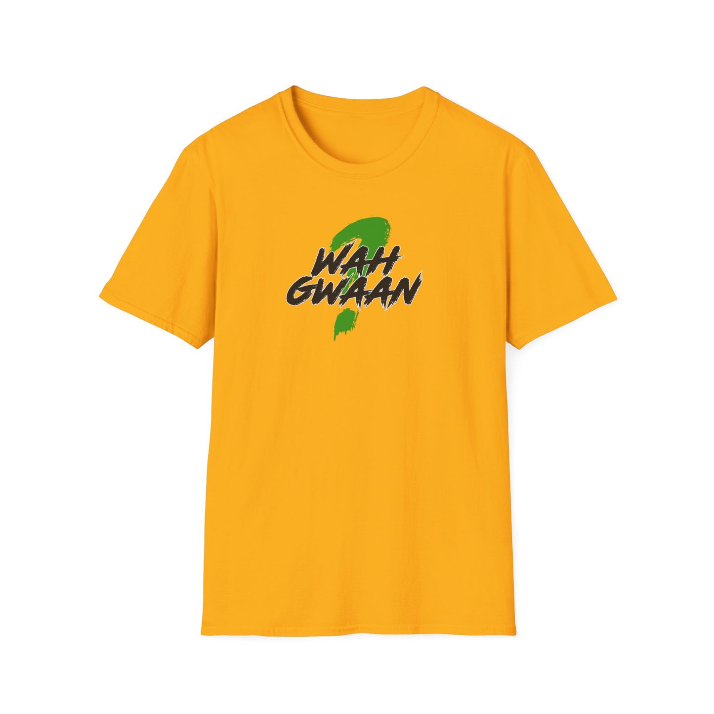 'Wah Gwaan' Graphic Unisex Softstyle T-Shirt - Inspirational Tee for Casual Vibes