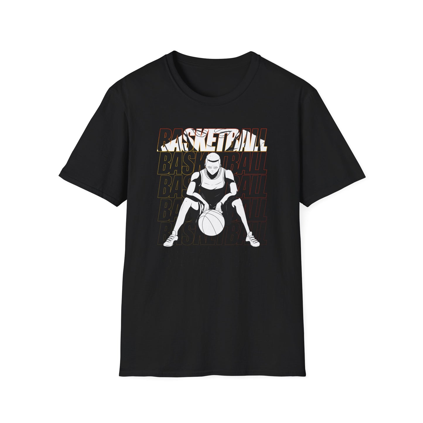 Basketball Male T-Shirt - Sporty Graphic Tee for Athletes & Fans