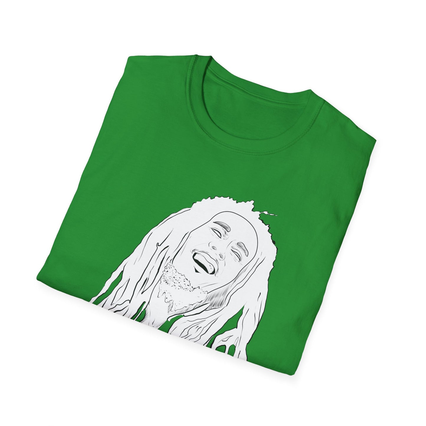 Legendary Musician Illustration Unisex Softstyle T-Shirt