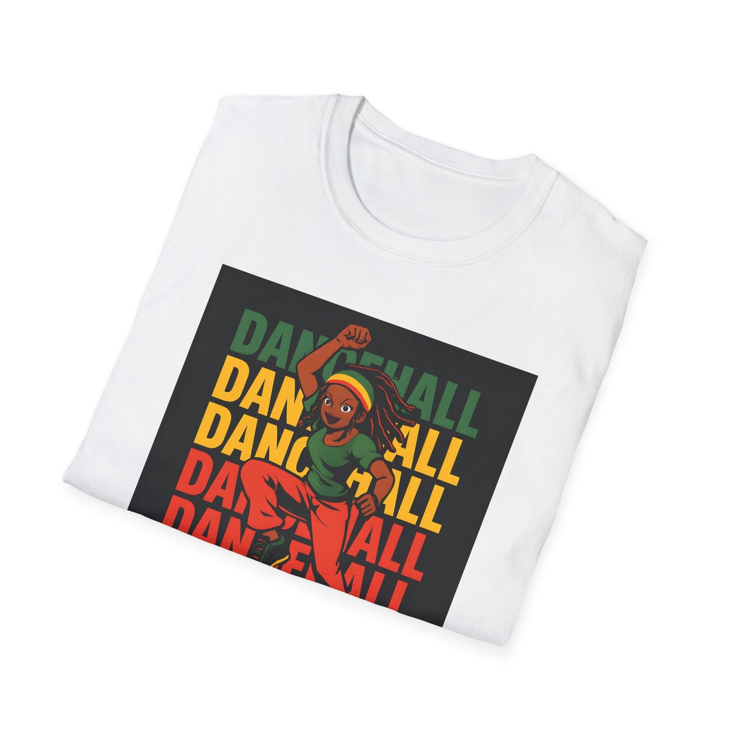 DanceHall Unisex Softstyle T-Shirt, Reggae Vibe Tee, Music Festival Top, Party Apparel, Gift for Music Lovers, Casual Wear