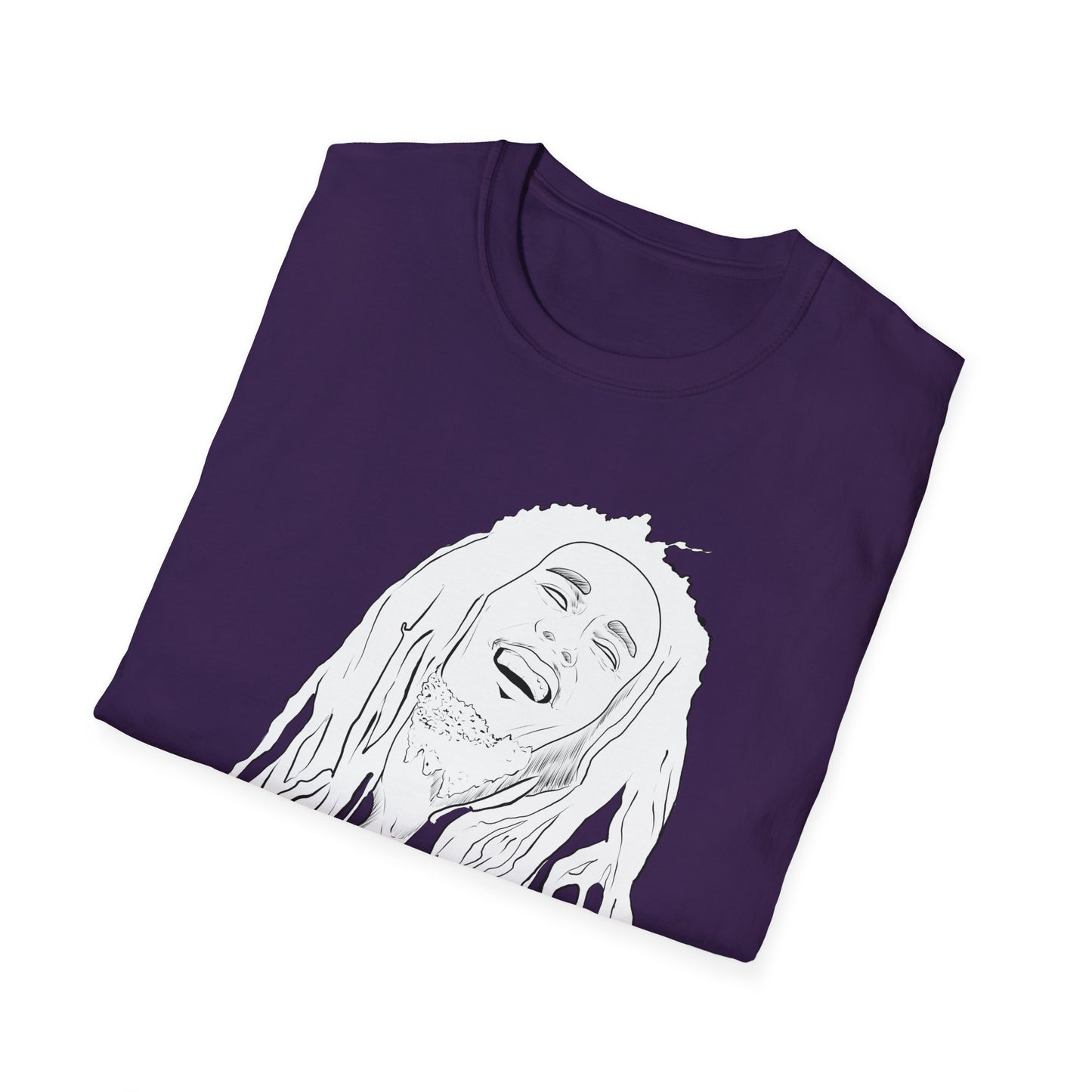 Legendary Musician Illustration Unisex Softstyle T-Shirt
