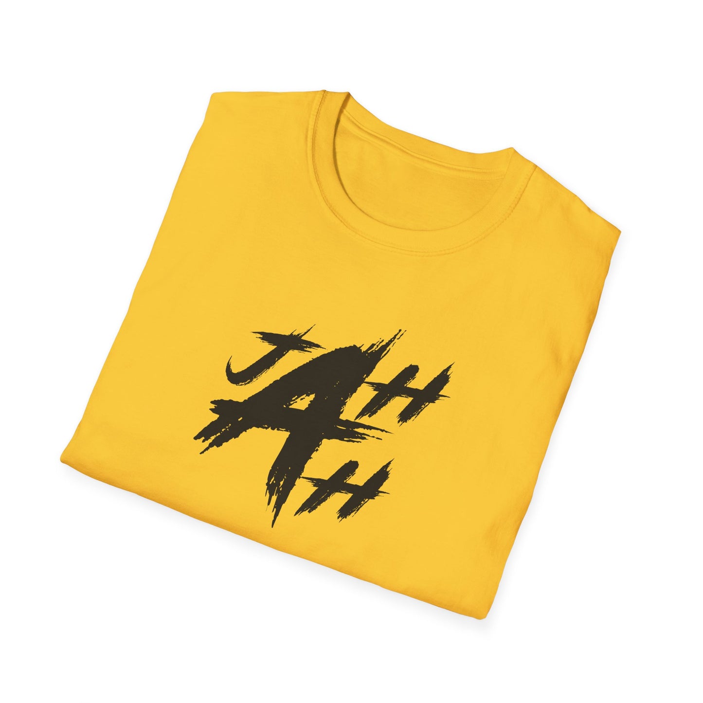 'JAH JAH' Unisex Softstyle T-Shirt - Inspirational Graphic Tee for Everyday Casual Wear