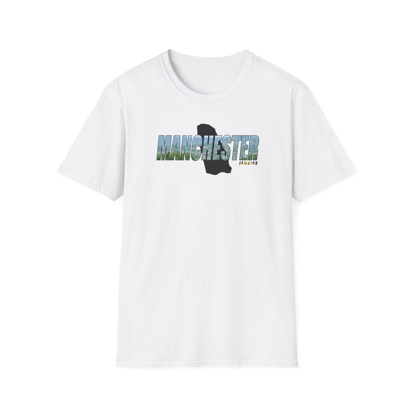 Manchester Graphic Unisex Softstyle T-Shirt - Casual Comfort for Travel Lovers