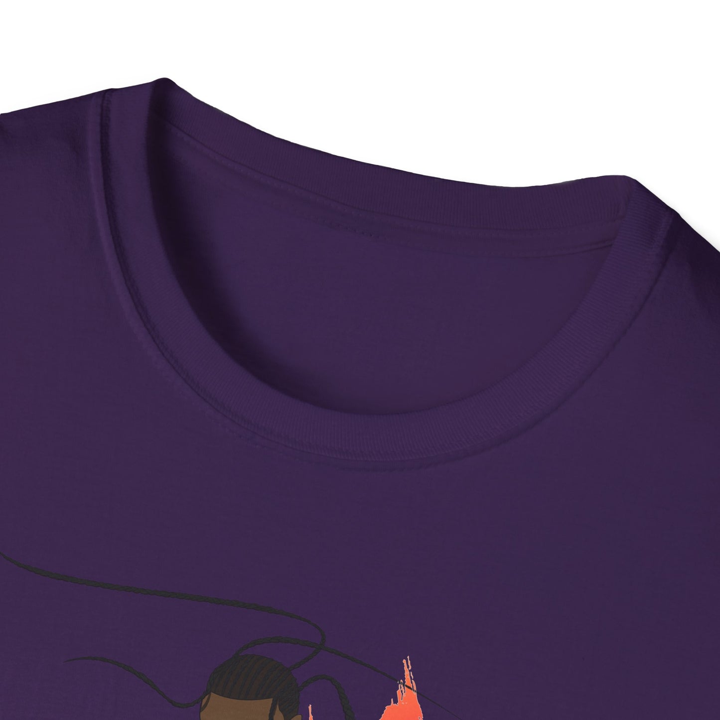 Ninja Female Graphic Unisex Softstyle T-Shirt - Cool Graphic Tee for Adventurers
