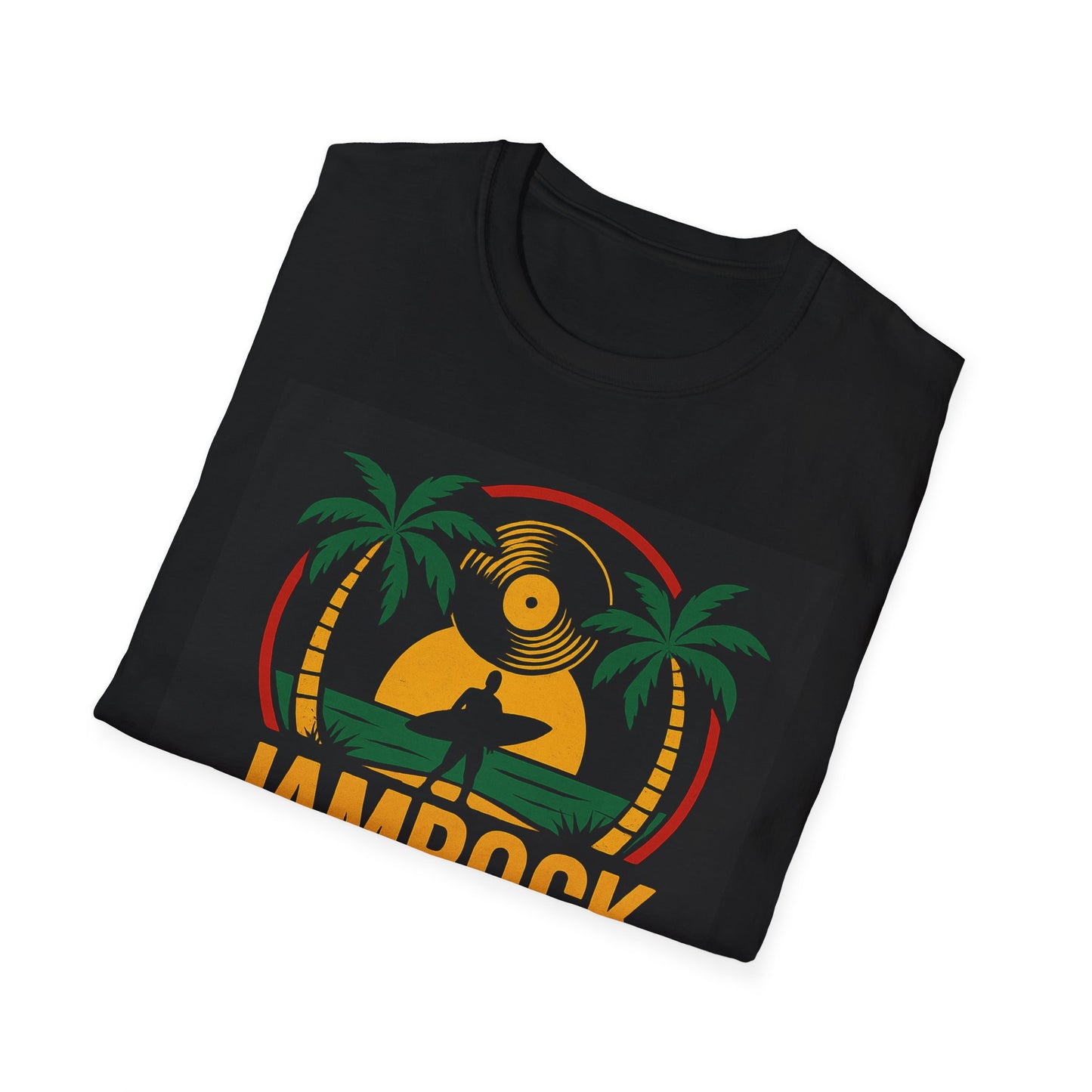 Jamrock Retro Vibe Unisex T-Shirt | Summer Music Festival Tee, Beachwear, Gift for Music Lovers, Vintage Style Apparel, Unisex Graphic Tee