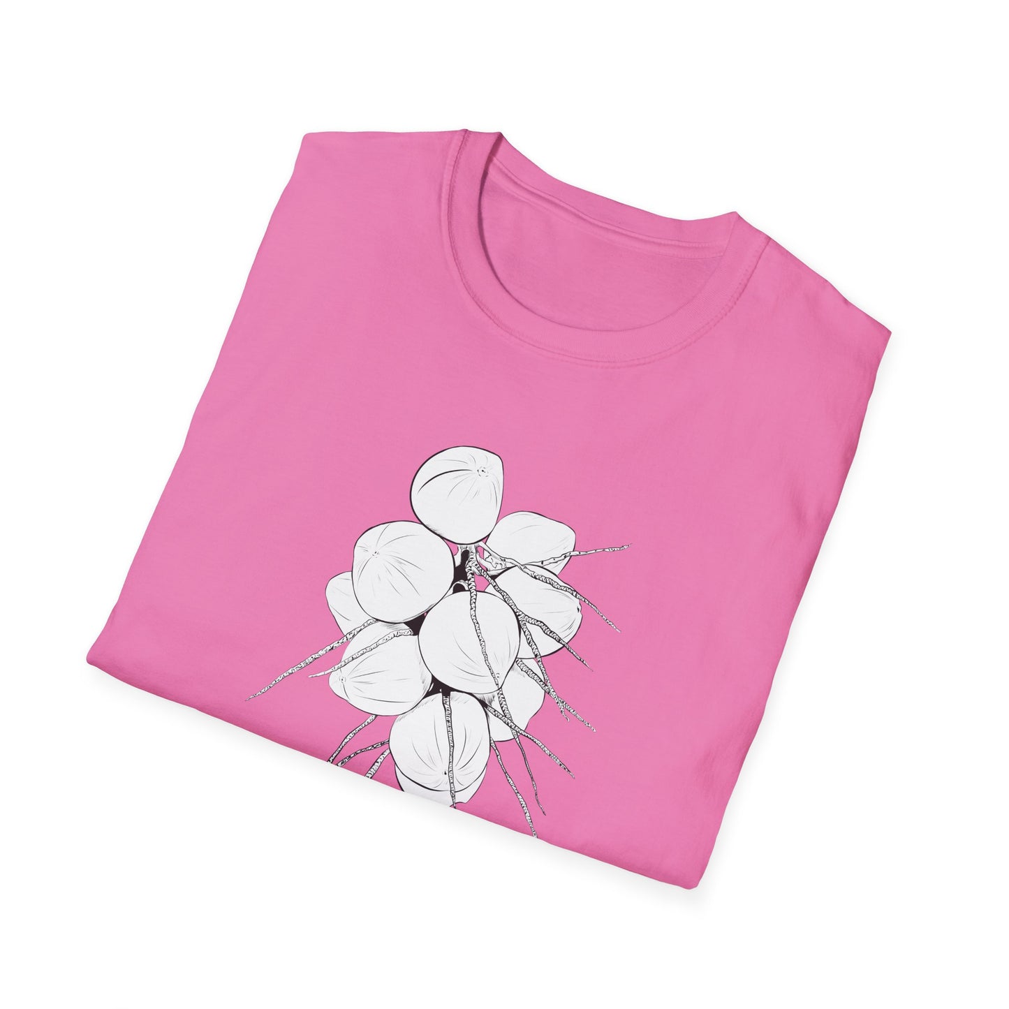 Coconuts Illustration Unisex Softstyle T-Shirt