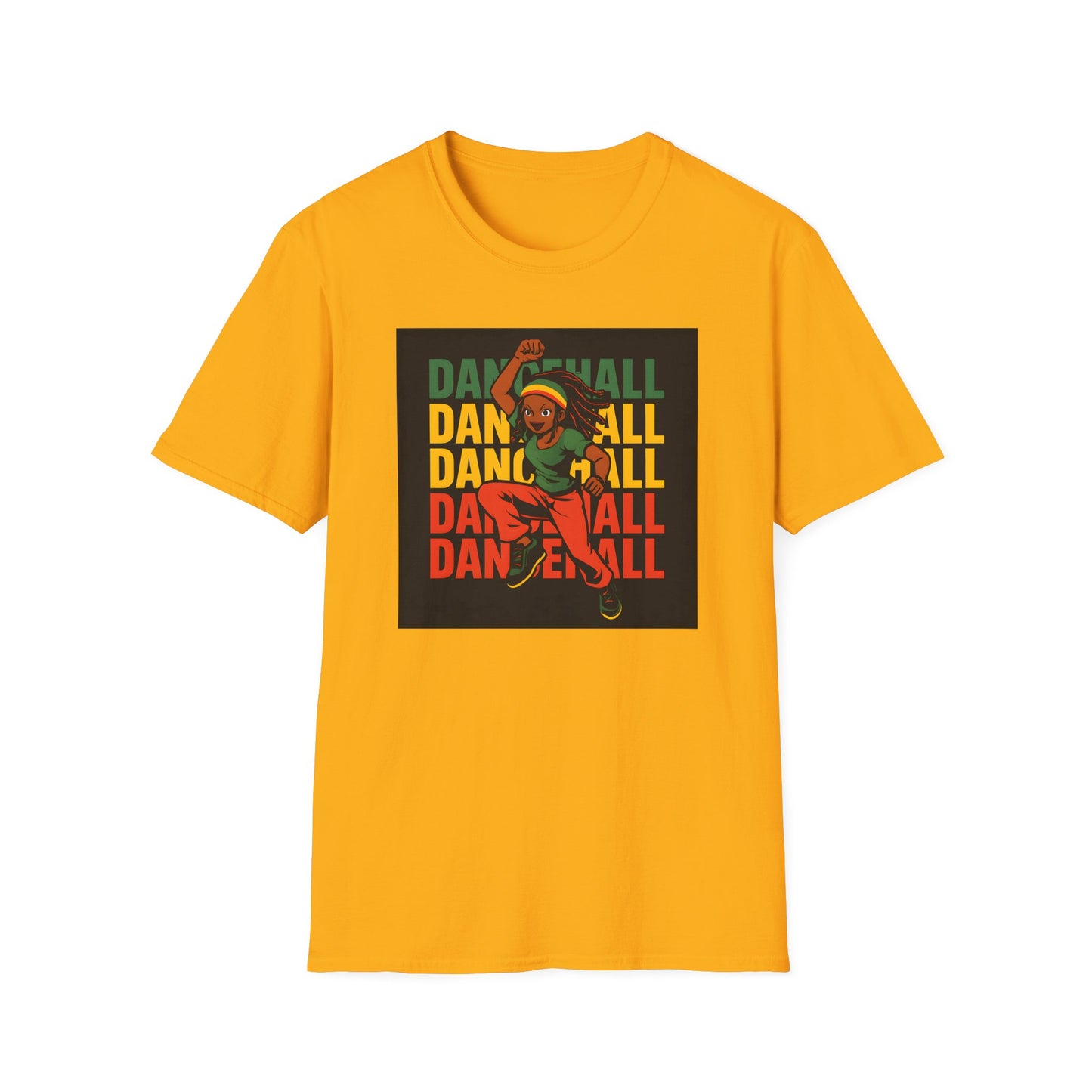 DanceHall Unisex Softstyle T-Shirt, Reggae Vibe Tee, Music Festival Top, Party Apparel, Gift for Music Lovers, Casual Wear