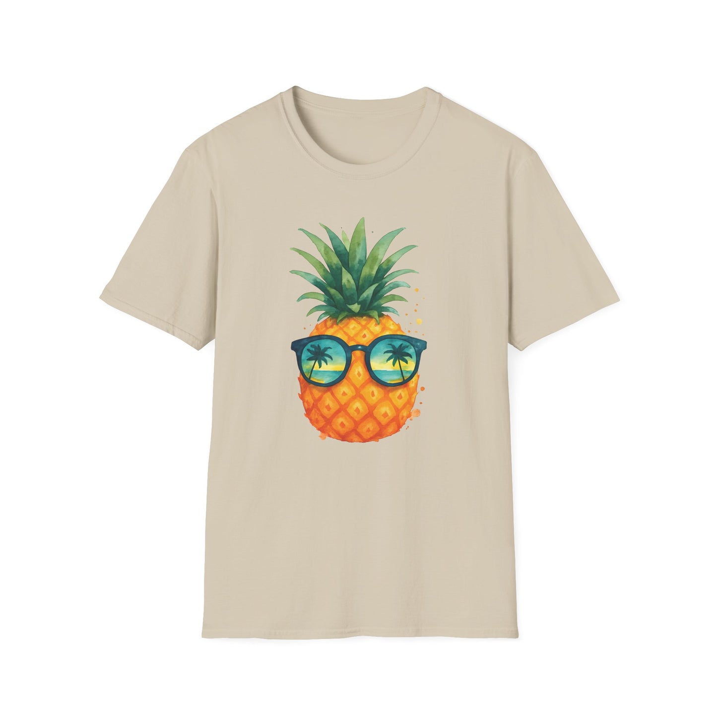 Cool Pineapple Sunglasses T-Shirt | Summer Vibes, Beachwear, Gift for Pineapple Lovers, Tropical Party Outfit, Unisex Tee