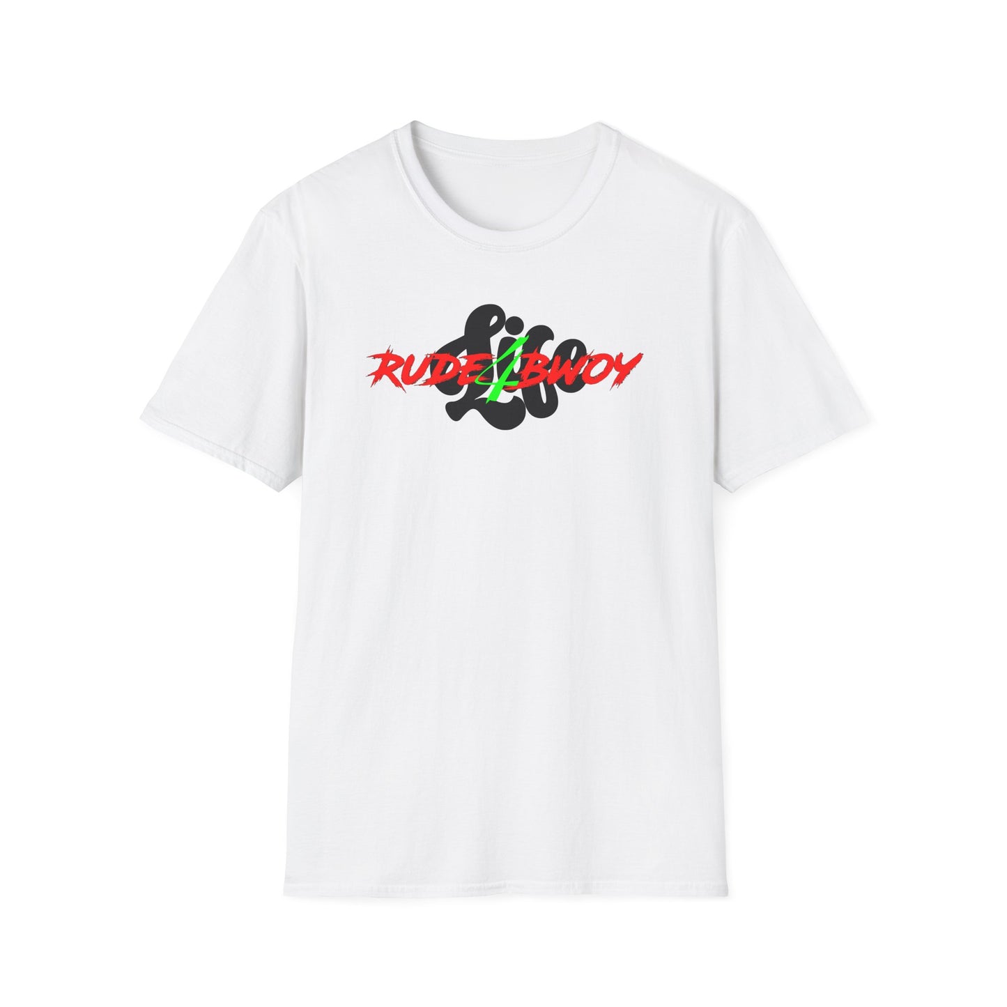 Rude Bwoy 4 Life Unisex Softstyle T-Shirt - Graphic Tee for Trendsetters