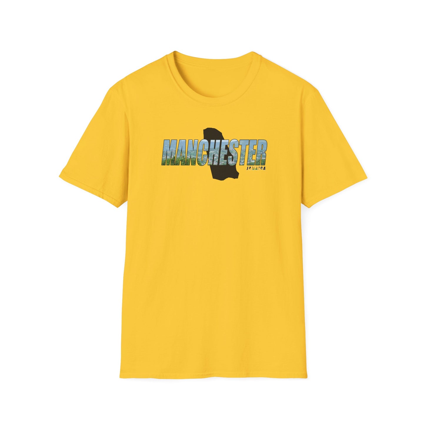 Manchester Graphic Unisex Softstyle T-Shirt - Casual Comfort for Travel Lovers