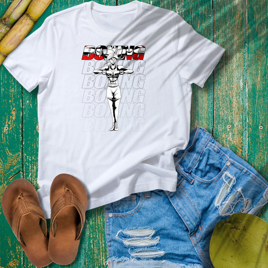 Boxing Female Graphic Vibes Unisex Softstyle T-Shirt - Perfect for Sports Enthusiasts