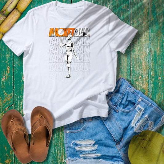 Basketball Female Vibes Unisex Softstyle T-Shirt - Sporty Graphic Tee
