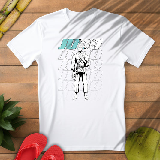 Judo Male Graphic - Unisex Softstyle T-Shirt - Perfect for Martial Arts Enthusiasts