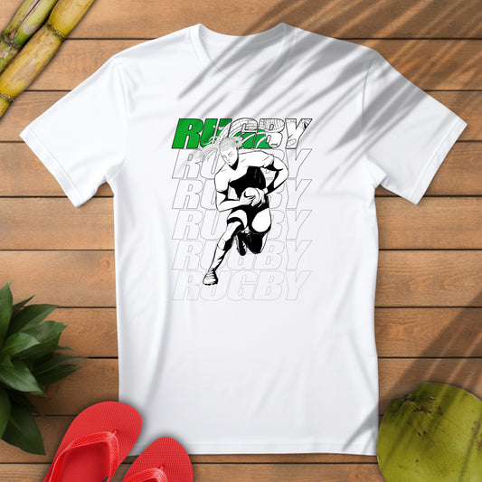 Rugby Male Design Unisex Softstyle Rugby T-Shirt - Athletic Graphic Tee for Sport Lovers