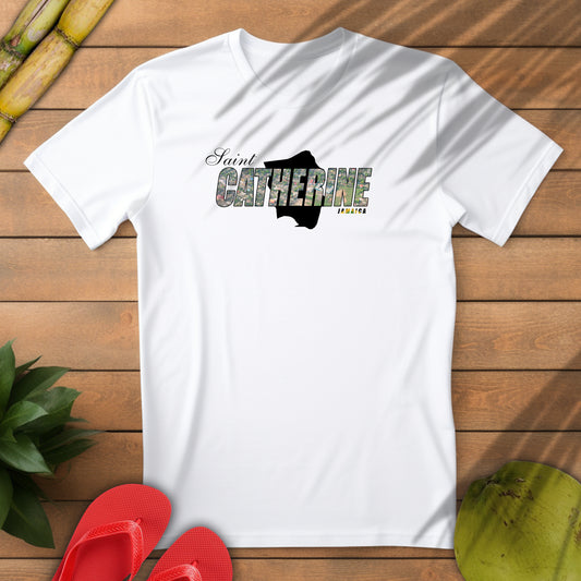 Saint Catherine Unisex Softstyle T-Shirt – Comfortable Beachwear for Vacation Vibes