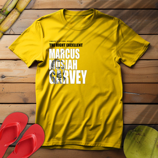 Marcus Mosiah Garvey Tribute T-Shirt - Softstyle Jamaica National Hero Series
