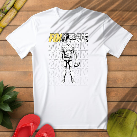 Football Male Graphic - Unisex Softstyle T-Shirt - Perfect for Sports Fans