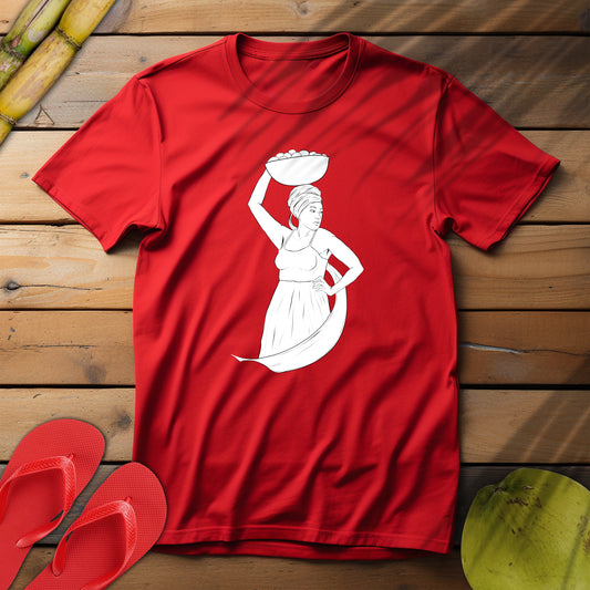 Market Woman Illustration Unisex Softstyle T-Shirt