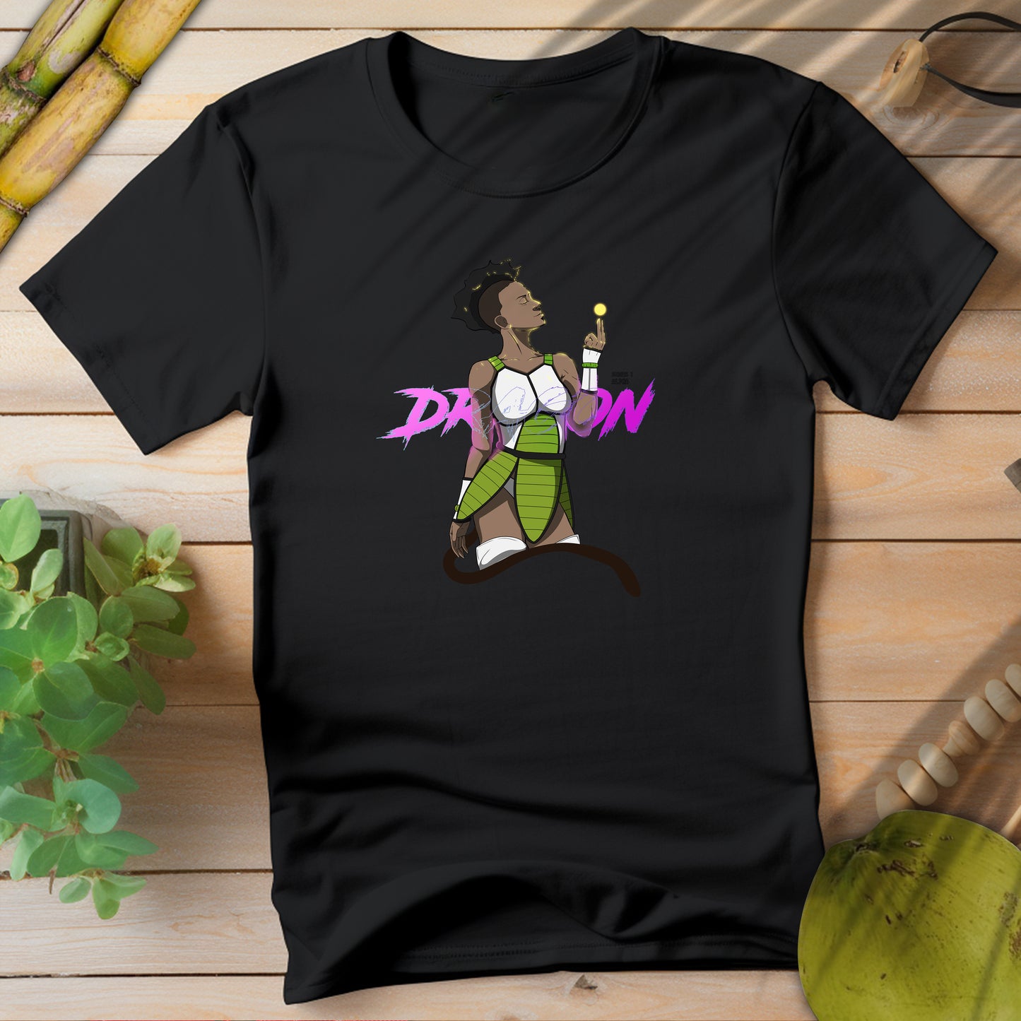 Dragon Style Female Graphic Unisex Softstyle T-Shirt | Bold Art Design for Creative Souls
