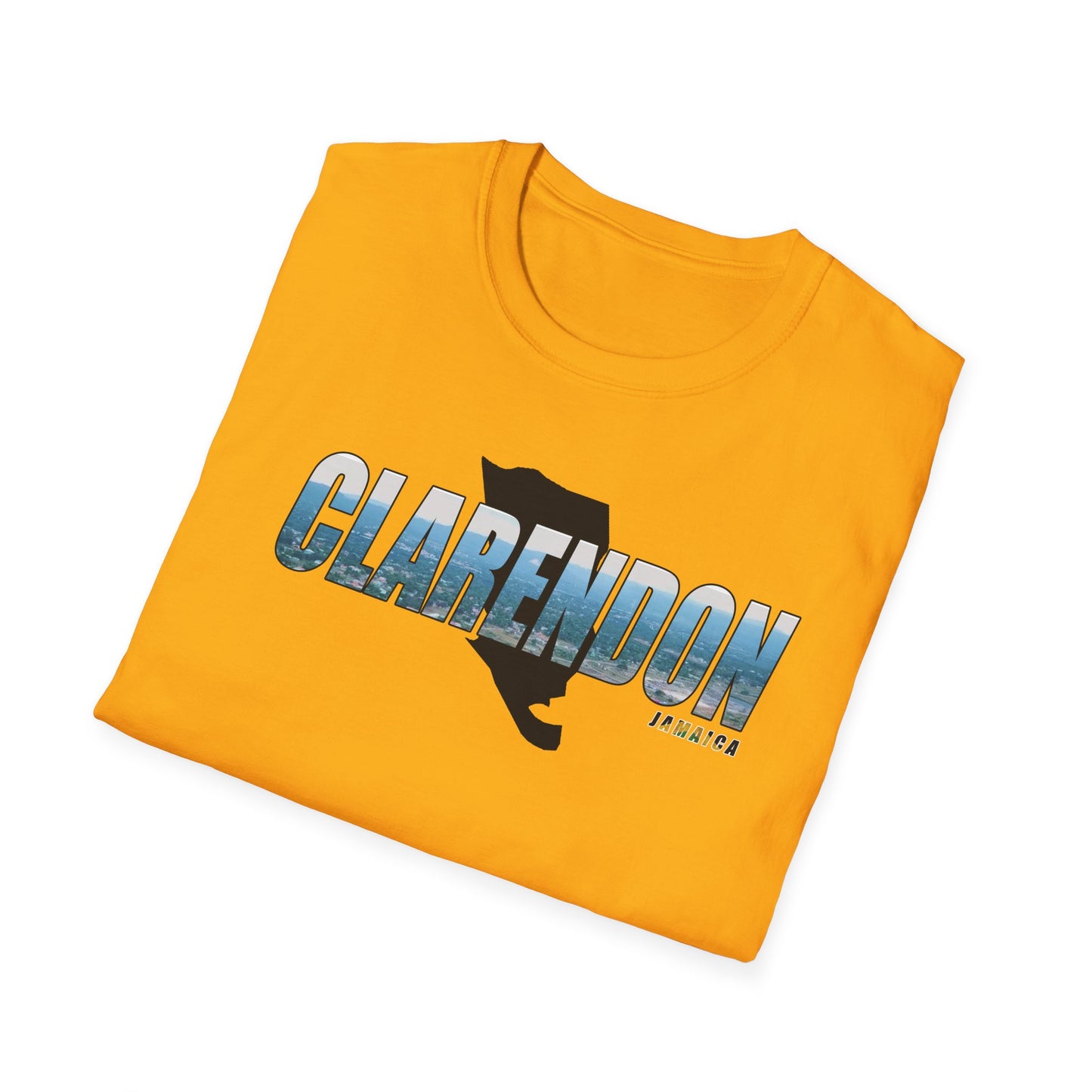 Clarendon Unisex Softstyle T-Shirt – Comfortable Beachwear for Vacation Vibes