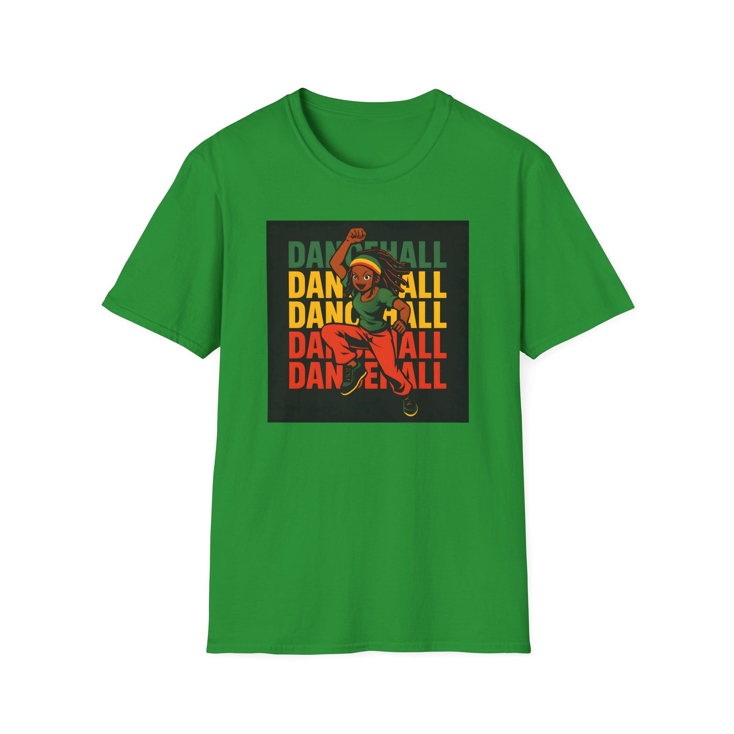 DanceHall Unisex Softstyle T-Shirt, Reggae Vibe Tee, Music Festival Top, Party Apparel, Gift for Music Lovers, Casual Wear