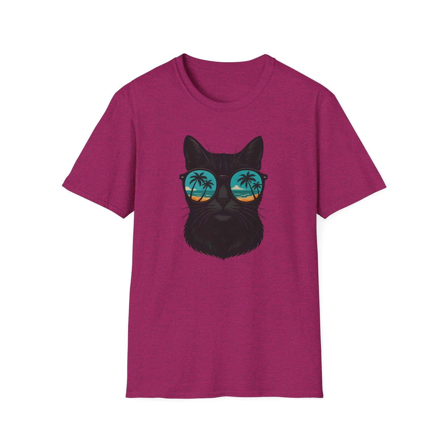 Cool Cat Sunglasses T-Shirt, Summer Tee, Cat Lover Gift, Unisex Graphic Tee, Beach Vibes Shirt, Casual Wear