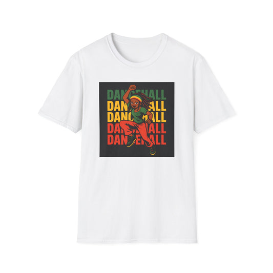 DanceHall Unisex Softstyle T-Shirt, Reggae Vibe Tee, Music Festival Top, Party Apparel, Gift for Music Lovers, Casual Wear