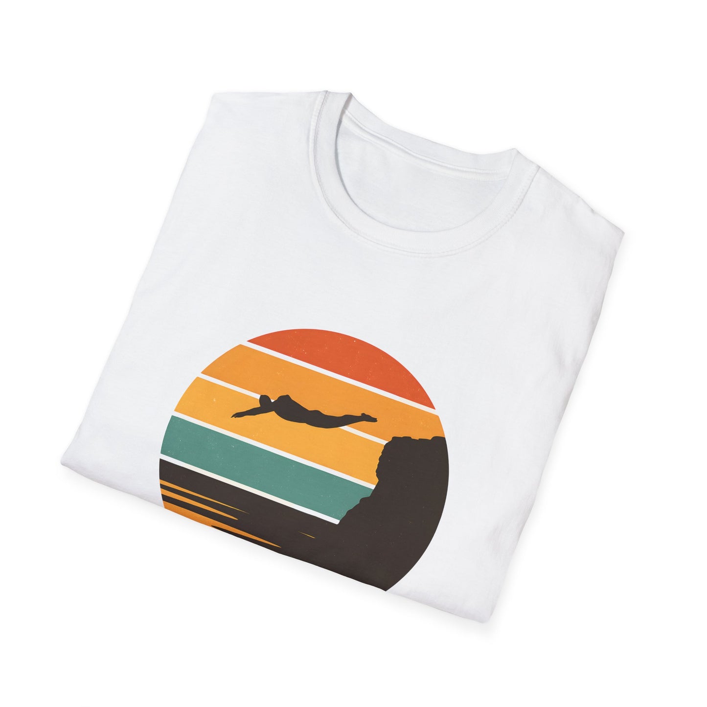 Negril - Sunset Unisex Softstyle T-Shirt | Beach Vibe Tee, Vacation Shirt, Travel Souvenir, Summer Outfit, Gift for Adventurers