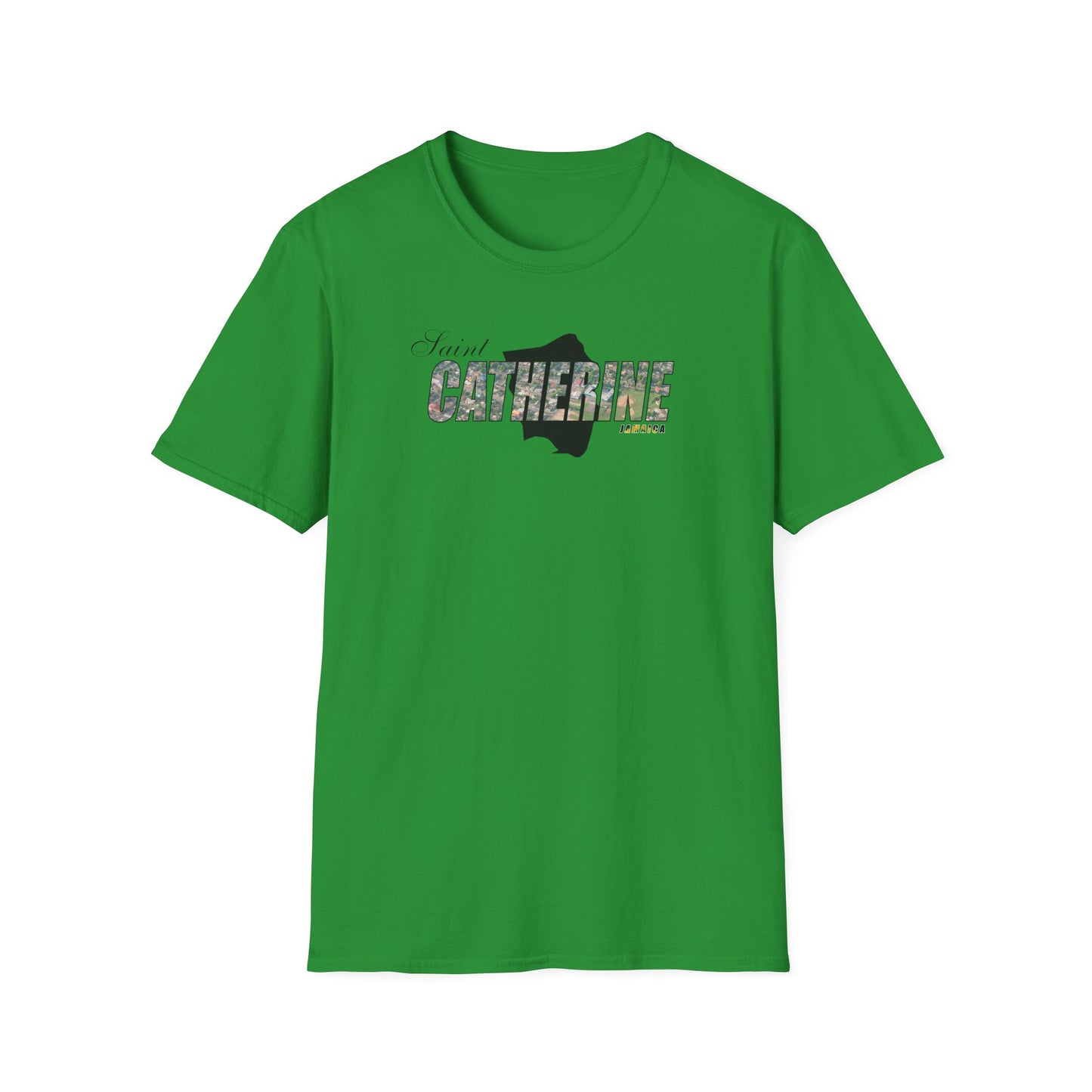 Saint Catherine Unisex Softstyle T-Shirt – Comfortable Beachwear for Vacation Vibes