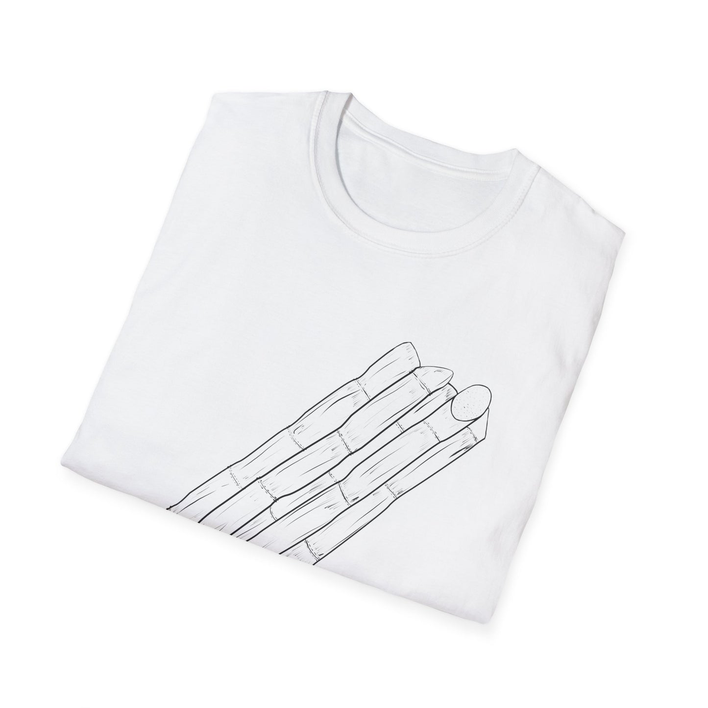 Sugarcane Illustration Unisex Softstyle T-Shirt