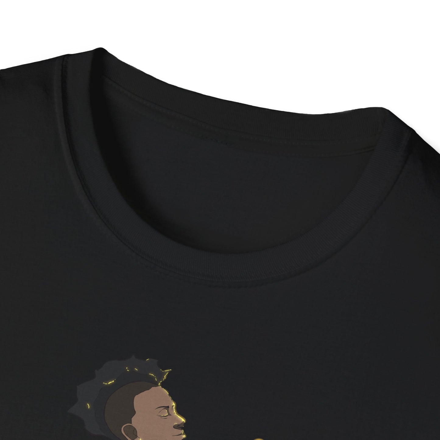 Dragon Style Female Graphic Unisex Softstyle T-Shirt | Bold Art Design for Creative Souls
