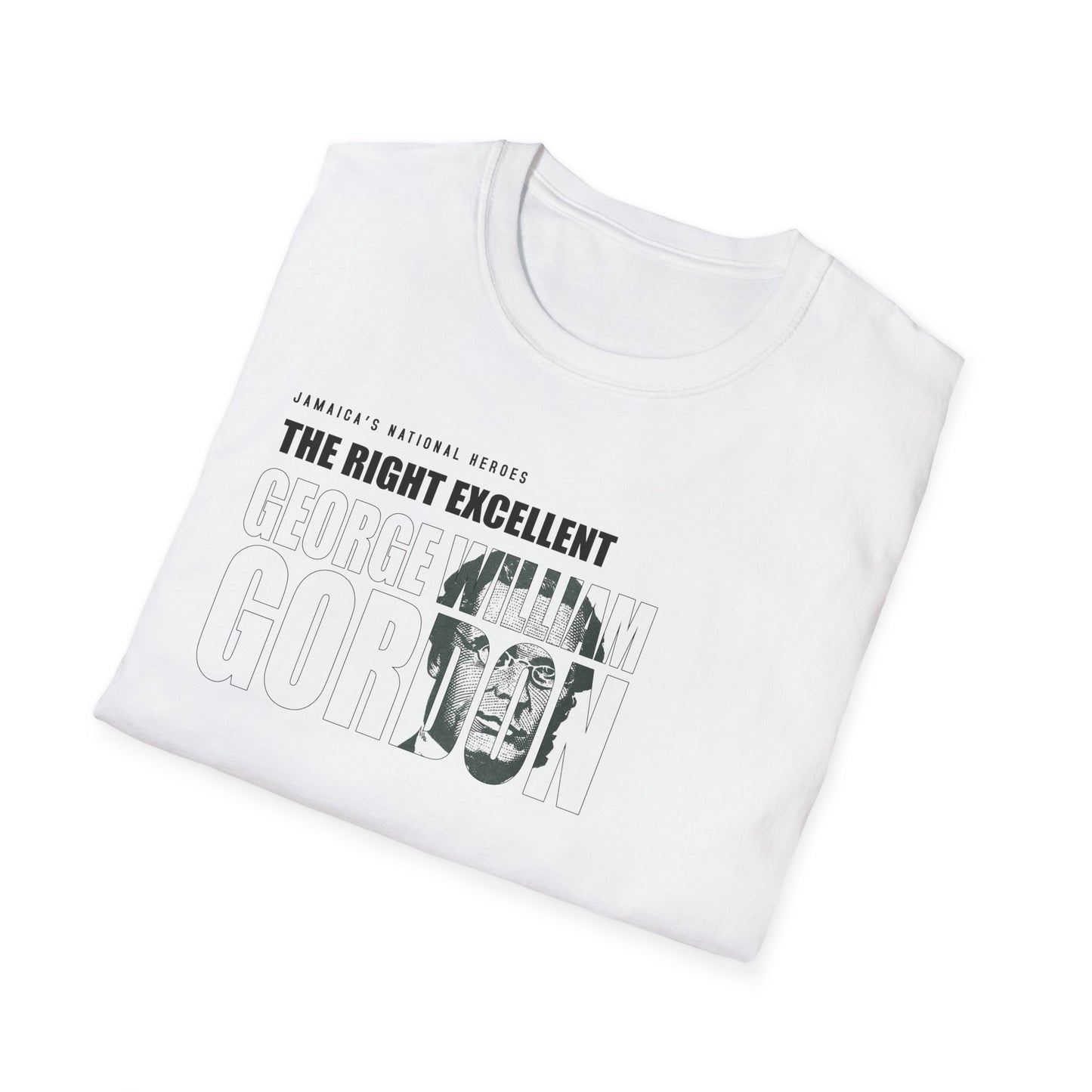George William Gordon Tribute T-Shirt - Softstyle Jamaica National Hero Series