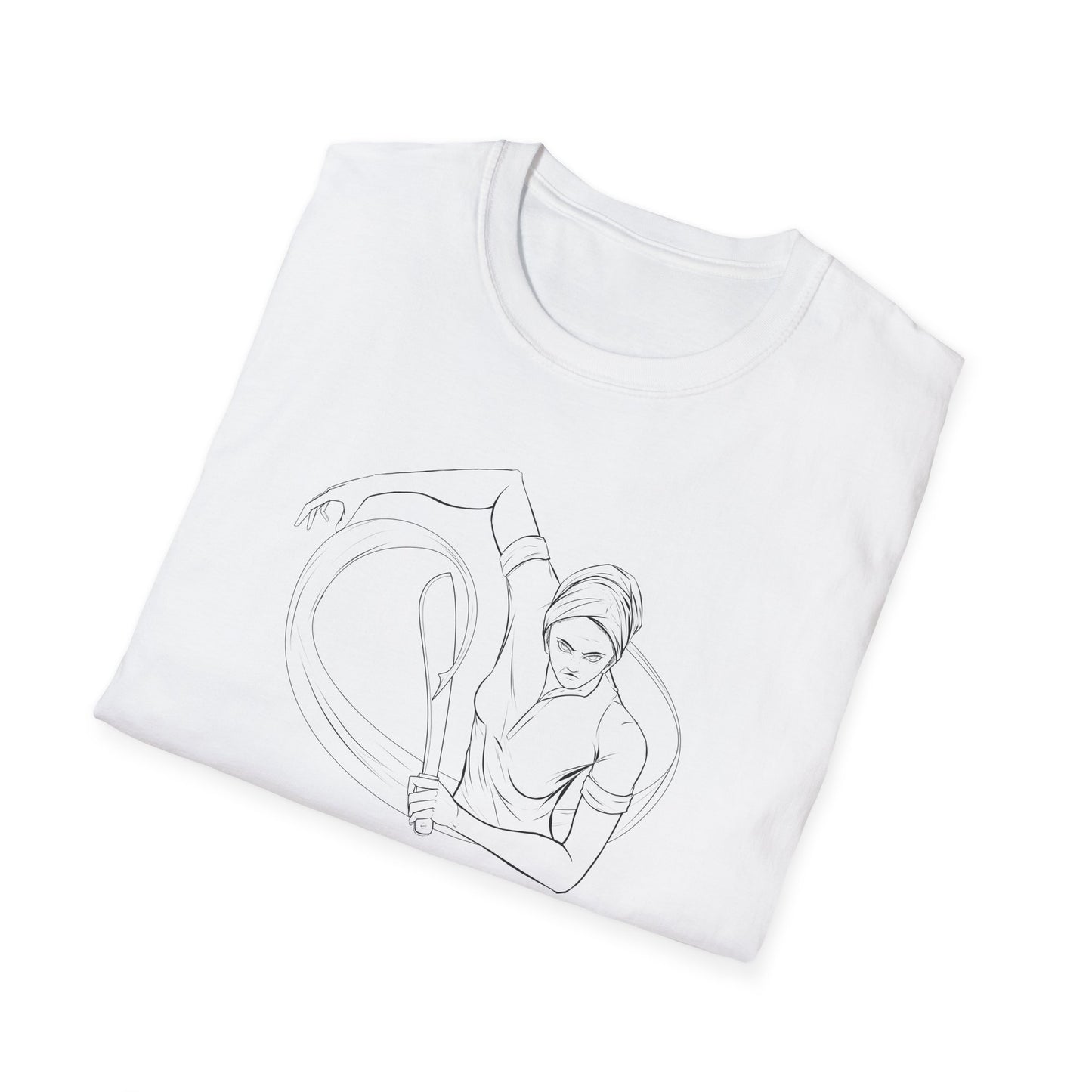 Nanny Illustration Softstyle Unisex T-Shirt - Bold Art Tee for Everyday Wear