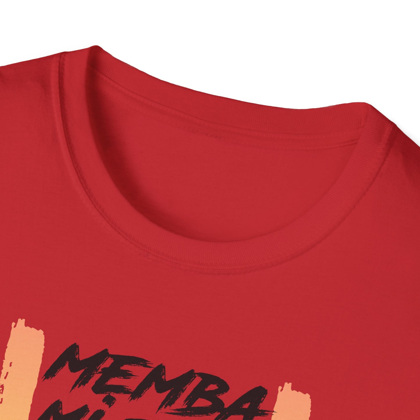 'MEMBA MI TELL YUH' - Unisex Softstyle T-Shirt - Vibrant Graphic Tee for Casual Vibes
