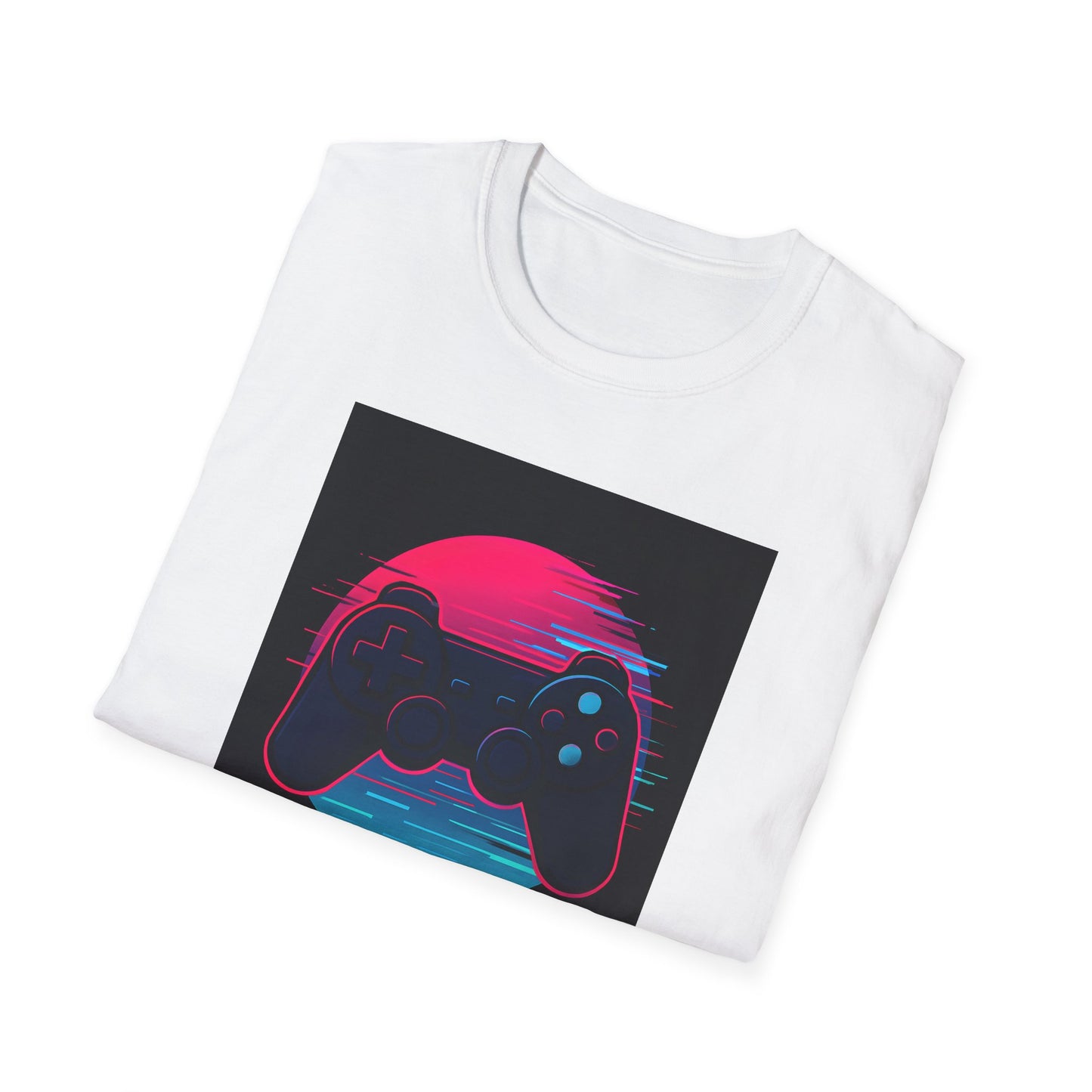 Retro Game Head -  Unisex T-Shirt, Perfect for Gaming Events, Birthdays, Casual Wear, Gifts for Gamers, Comfortable and Stylish